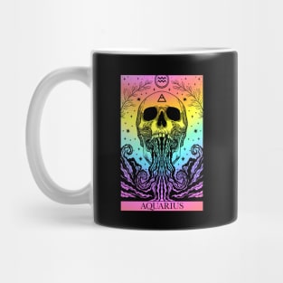 Zodiac sign tarot card Aquarius Mug